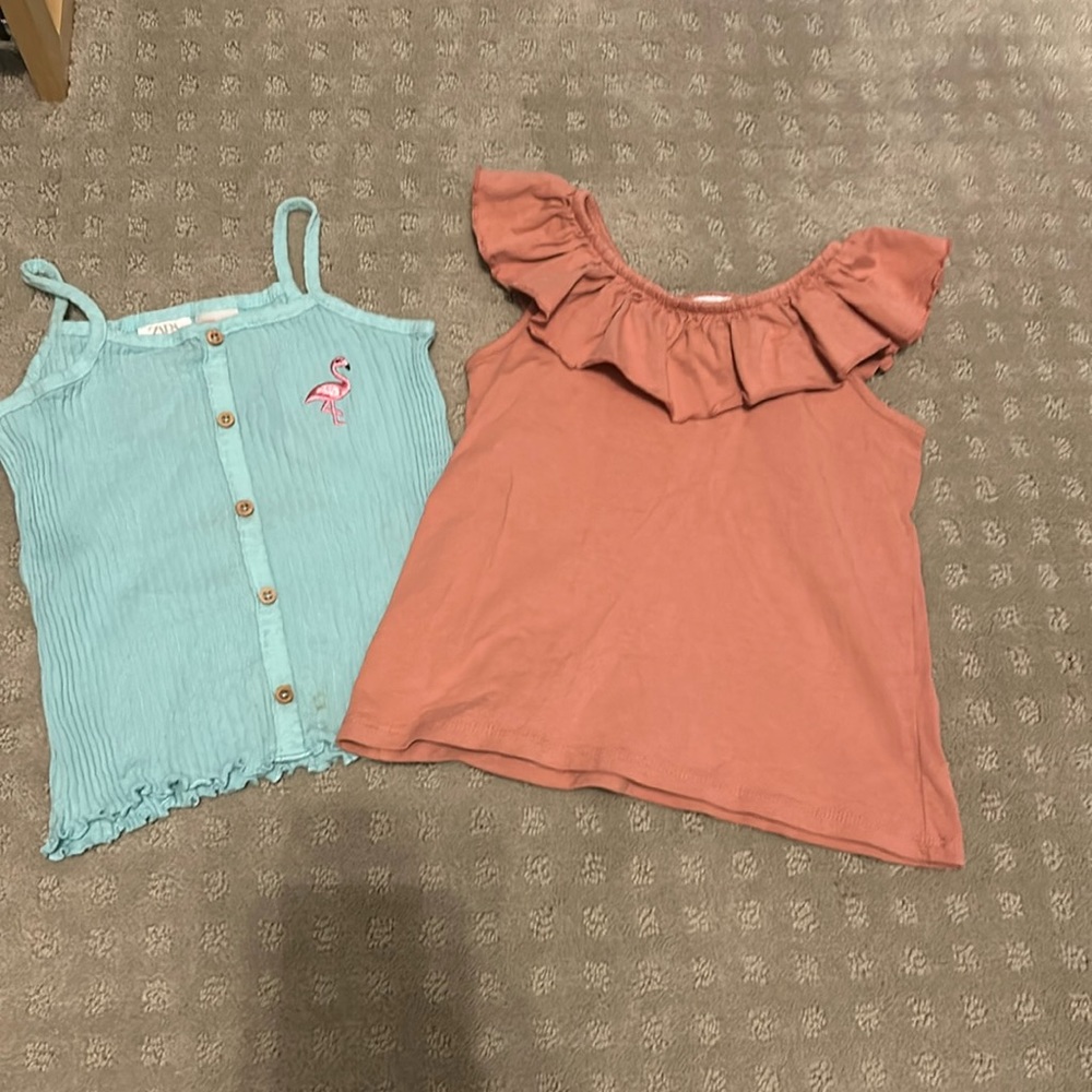 Two (2) Zara Tanks Sz 2-3